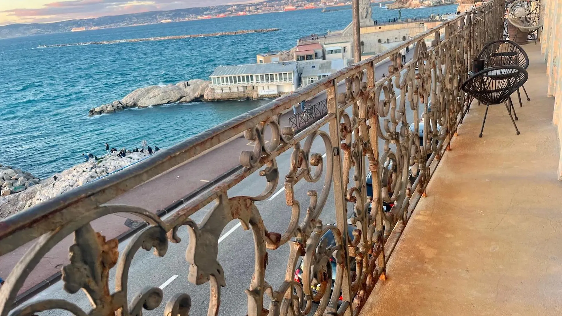 Apartmán Appartement Sur La Corniche Kennedy Face A La Mer Marseille